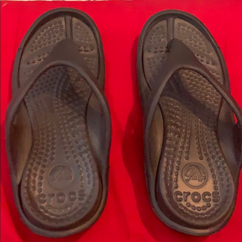 Crocs flip flops